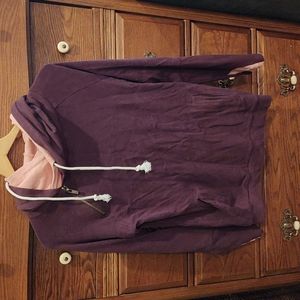 Ampersand Avenue double hood sweatshirt